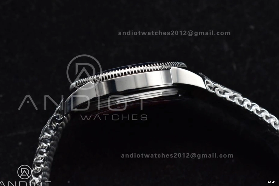 Bracelet Mesh BLSF Bezel SS White Dial II Heritage Ceramic A on 1186 SuperOcean SS Blue WellDesigned 42mm 0731